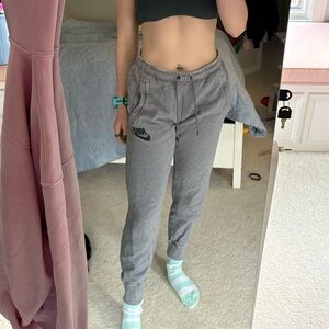 Nike Gray Sweatpants with JUST DO IT Waistband